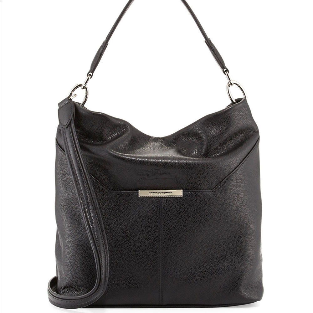 Longchamp Le Foulonne Pebbled Leather Bag